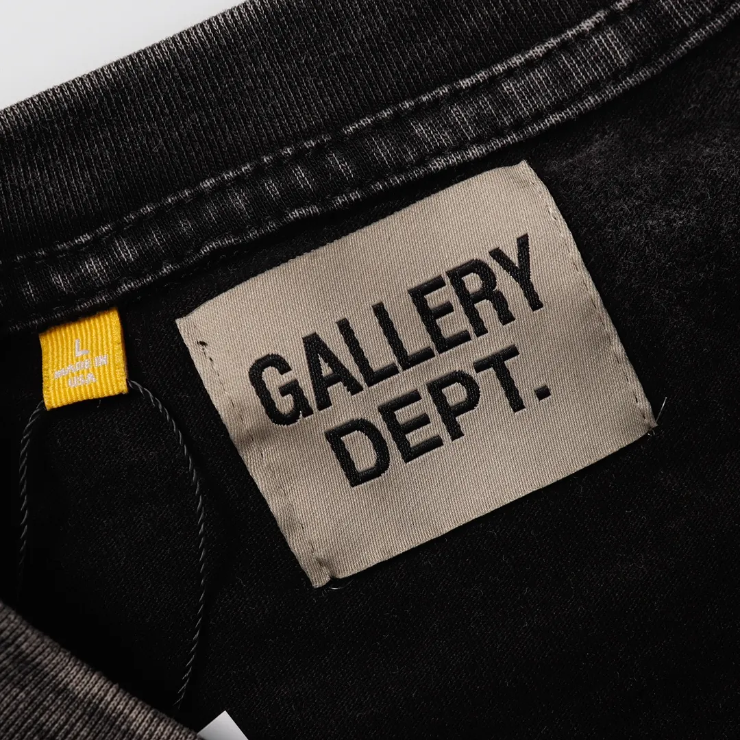 GALLERY.DEPT Summer new short-sleeved model number: D3057#P116 Color: black Size: S M L XL